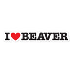 I Hear Beaver Bubble Sticker