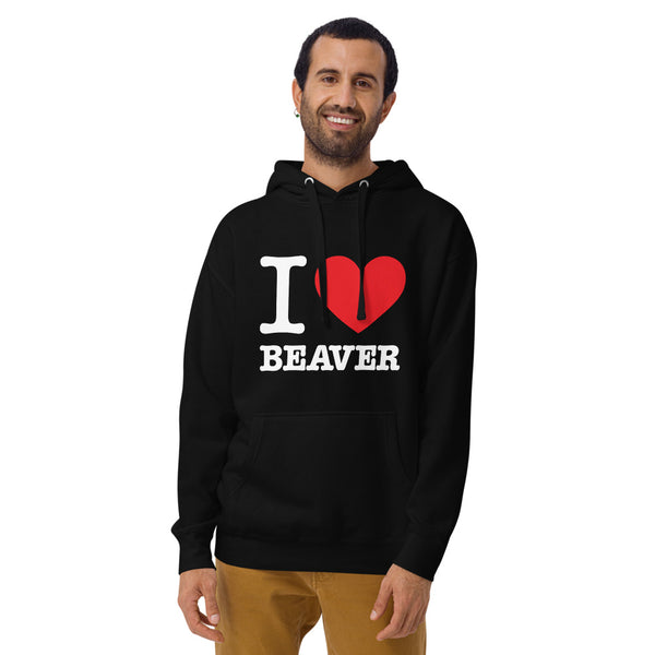 I Heart the Beach Unisex Hoodie